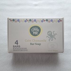 NEW Little Me Calm Chamomile 4 Bars of Soap - For Babies With Sensitive Skin
